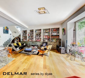 Delmar Crystal Ceiling Lights Diyas Flush Crystal Fittings Delmar Crystal Ceiling Lights Diyas Flush Crystal Fittings
